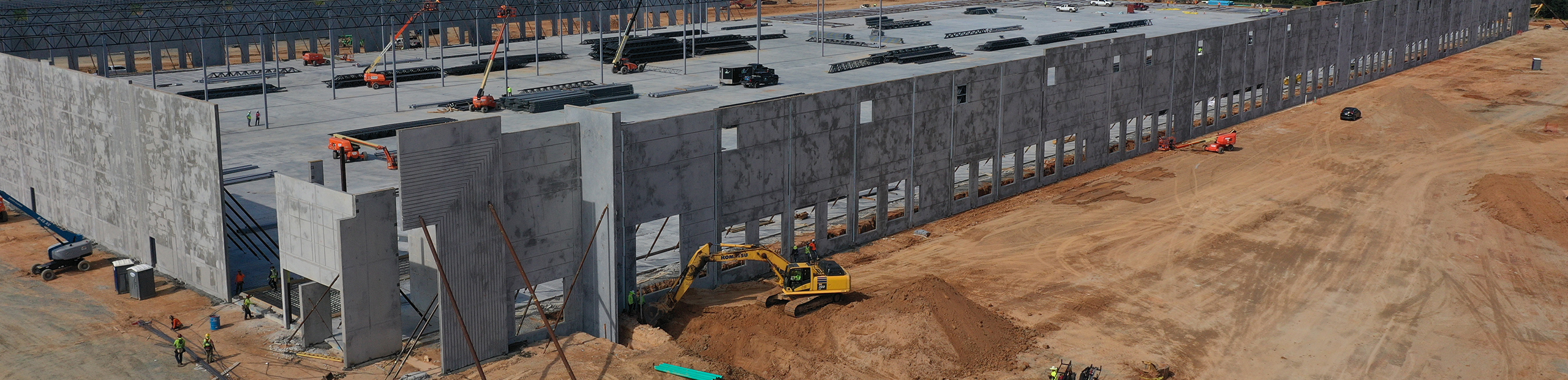 CVP-Development-Services-2560x621 A large concrete distribution center in the midst of construction